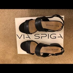 Black Heeled Sandals